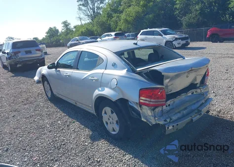 2010 Dodge Avenger Sxt из США, поврежденный, VIN 1B3CC4FB6AN161608